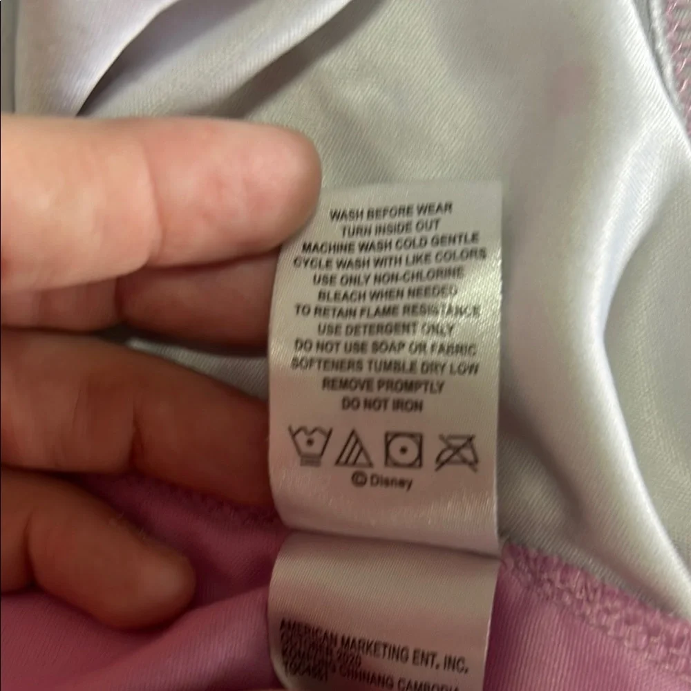 Disney Princess Nightgown Rapunzel Belle Beauty and the Beast Tangled Sparkle - Picture 9 of 9